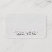 Carte De Visite Chaussures (Dos)