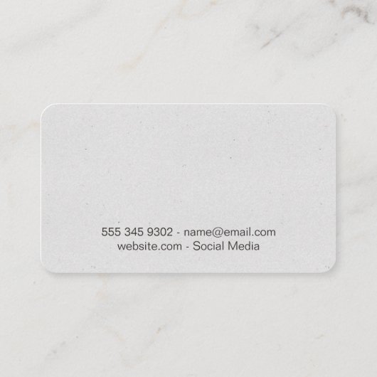 Carte De Visite Chaussures (Dos)