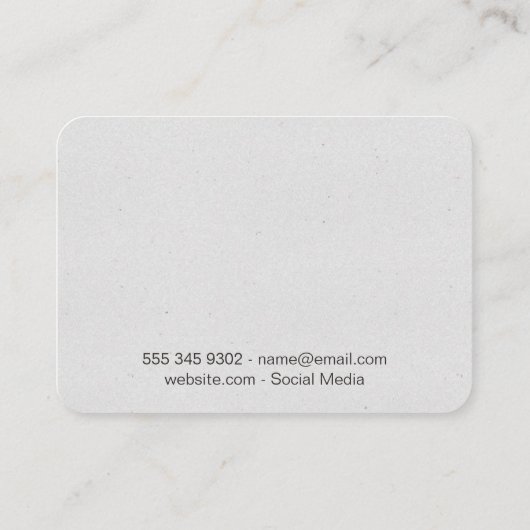 Carte De Visite Chaussures (Dos)