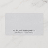 Carte De Visite Chaussures (Dos)