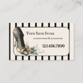 Carte De Visite Chaussures artisanales de mode (Devant)