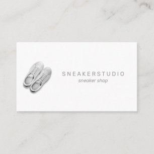 Carte De Visite Chaussures baskets Sport Gris