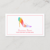 Carte De Visite Chaussures Boutique (Devant)