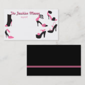 Carte De Visite Chaussures de chaussures de chaussures ! (Devant / Derrière)