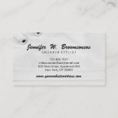 Carte De Visite Chaussures de sport blanches (Dos)