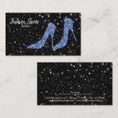 Carte De Visite Chaussures Glam talons hauts (Devant / Derrière)