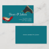 Carte De Visite Chaussures, manteaux, atelier de réparation (Devant / Derrière)