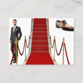 Carte de visite, chaussures pour hommes Cartes de  (Dos)