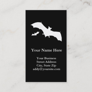 Carte De Visite Chauves-souris d'Halloween