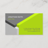 Carte De Visite chaux de conception du cube 3D/carte de visite (Devant)