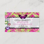 Carte De Visite Chaux de roses indien de la CHROMATOGRAPHIE (Dos)