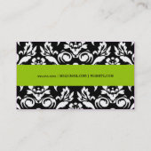 Carte De Visite Chaux d'or de damassé de 311 belladones (Dos)