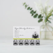 Carte De Visite Chaux et Damas Fashion Diva (Debout devant)