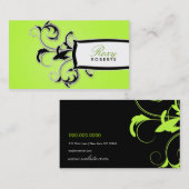 Carte De Visite Chaux et noir de 311 Roxy (Devant / Derrière)