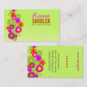 CARTE DE VISITE CHAUX GÉNIALE DE 311 FLEURS DE HIP N (Devant / Derrière)