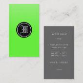 Carte De Visite Chaux gothique (Devant / Derrière)