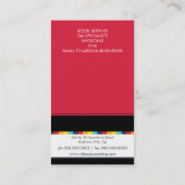 CARTE DE VISITE :: checker 2P (Dos)