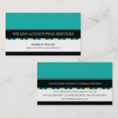 CARTE DE VISITE :: checker 3L (Devant / Derrière)