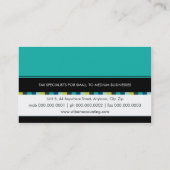 CARTE DE VISITE :: checker 3L (Dos)