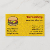 Carte De Visite Cheeseburger (Devant)
