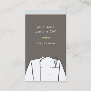 Carte de visite chef