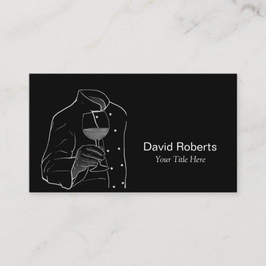 Carte De Visite Chef avec un professionnel de approvisionnement (Devant)