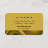 Carte De Visite Chef boulangerie avec Whisk Rolling Pin Parties sc (Dos)