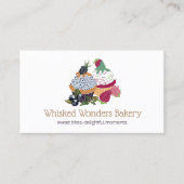 Carte De Visite Chef boulangerie Cupcake (Devant)