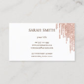 Carte De Visite Chef boulangerie Cupcake, mignonne (Dos)