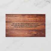 Carte De Visite Chef Casquette et argenterie | Logo Cuisiner (Dos)