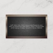 Carte De Visite Chef Casquette et Spatulas | Logo cuisine (Dos)