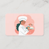 Carte De Visite Chef Cook Baker Privé (Dos)