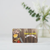 Carte De Visite Chef/Cook service/Cooking Instructeur (Debout devant)