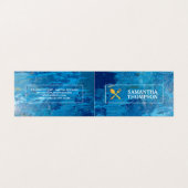 Carte De Visite Chef créatif | Ustensiles de Cuisine | Art moderne (Extérieur déplié)