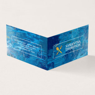 Carte De Visite Chef créatif Ustensiles de Cuisine Art moderne