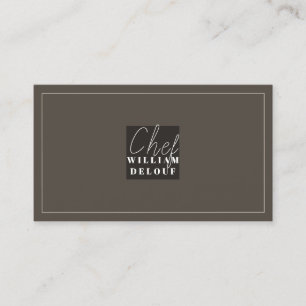 Carte De Visite Chef Cuisinier Cuisine Boulangerie Nourriture