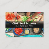 Carte De Visite Chef cuisinier Cuisine Cuisine Restaurant (Devant)