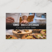 Carte De Visite Chef cuisinier Cuisine Cuisine Restaurant (Devant)