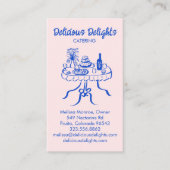 Carte De Visite Chef cuisinier Planification de l'événement Food P (Devant)