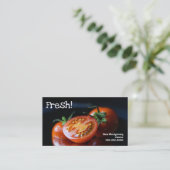 Carte De Visite Chef cuisinier Professionnel (Debout devant)