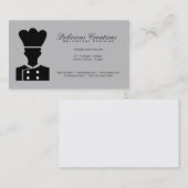 Carte De Visite Chef culinaire | Propriétaire du restaurant | Chef (Devant / Derrière)