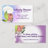 Carte De Visite Chef d'herbes afro-américaines (Devant / Derrière)