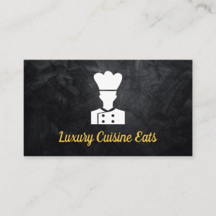 Carte De Visite Chef en Cuisine Attire Logo