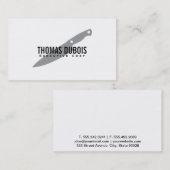 Carte De Visite Chef exécutif (Devant / Derrière)