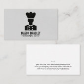 Carte De Visite Chef exécutif | Arts culinaires (Devant / Derrière)