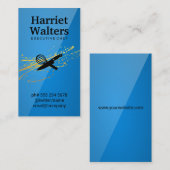 Carte De Visite Chef exécutif Cuisine couteau et Whisk (Devant / Derrière)