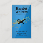 Carte De Visite Chef exécutif Cuisine couteau et Whisk (Devant)