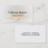 Carte De Visite Chef exécutif | Épingle (Devant / Derrière)