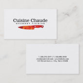 Carte De Visite Chef exécutif | Feu II (Devant / Derrière)