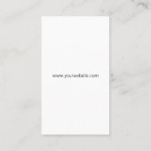 Carte De Visite Chef exécutif | Machine de mixage (Dos)